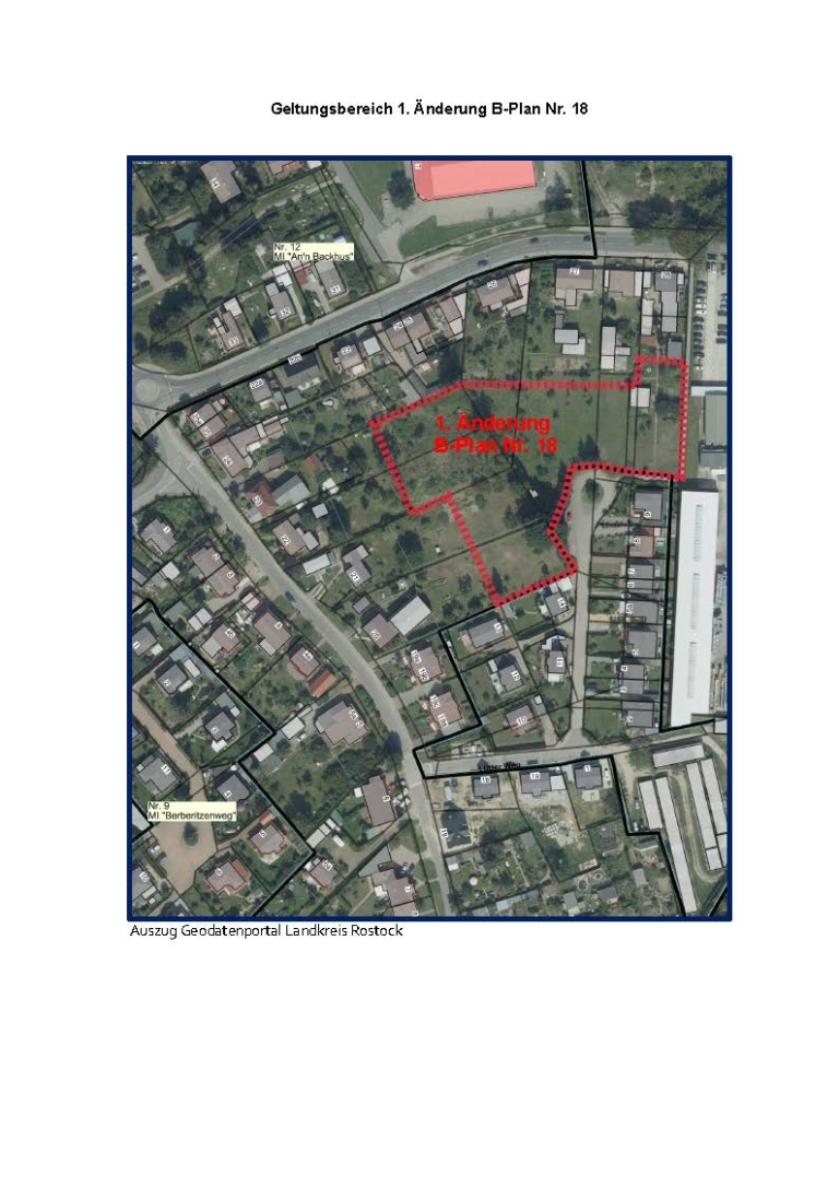 Gemeinde Elmenhorst/Lichtenhagen – 1. Änderung Des Bebauungsplans Nr ...