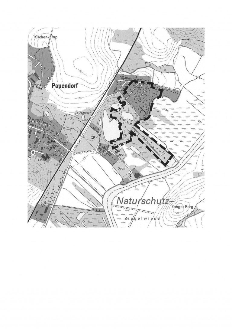 Gemeinde Papendorf – 1. Änderung Des Bebauungsplanes Nr. 14 „Sedansberg ...