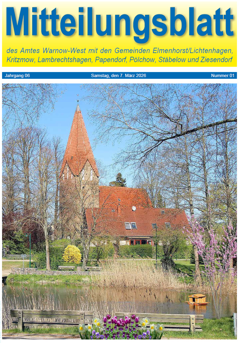 Das Mitteilungsblatt März 2026